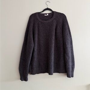 Tentree Men's Charcoal Crewneck Ribbed Sweater